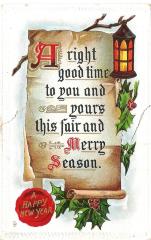 New Year's postcard