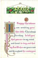 Christmas postcard