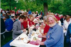 Color Photograph - Garrison Keillor and Bill Holm