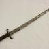 Sword Bayonet, Kammerlader Rifle Bayonet, Yataghan Bayonet, Scabbard, Leather, Wood, Steel, Brass, Black 