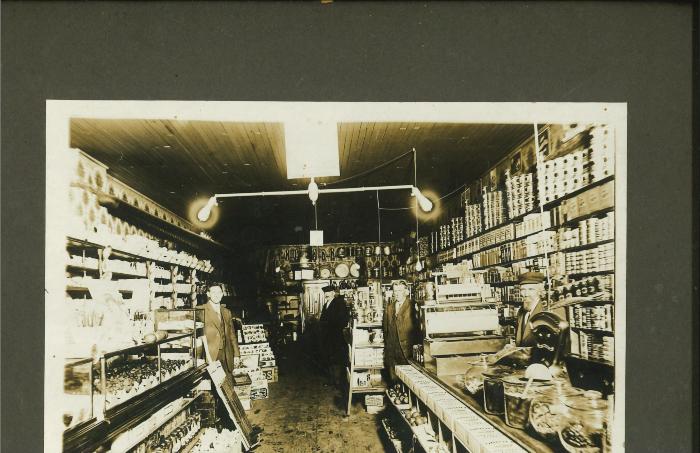 Photo of the interior of Lewis K. Lee's Store, Kasson, Minnesota