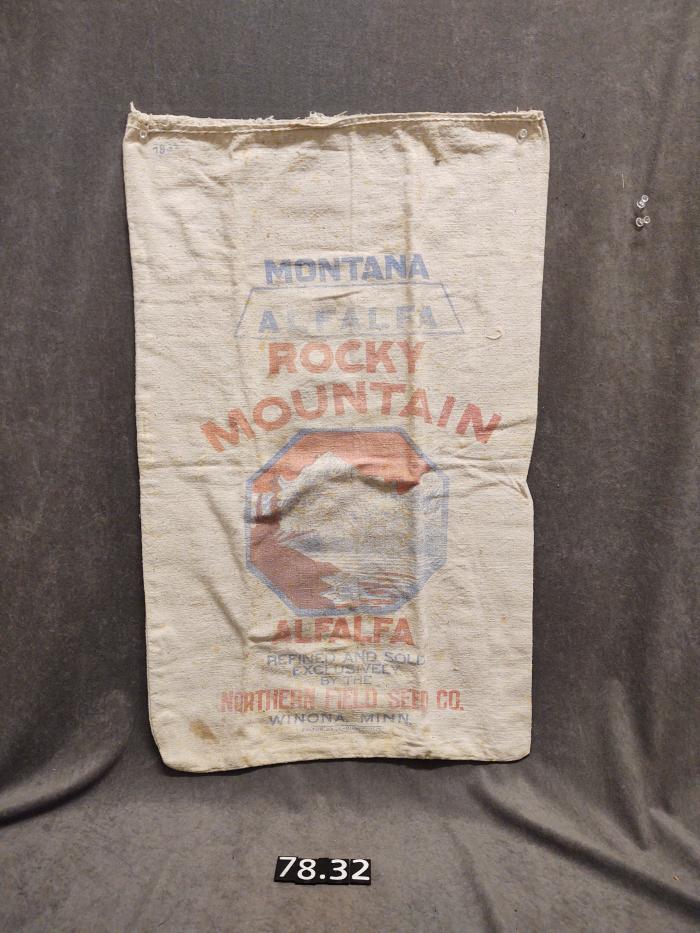 Alfalfa seed bag