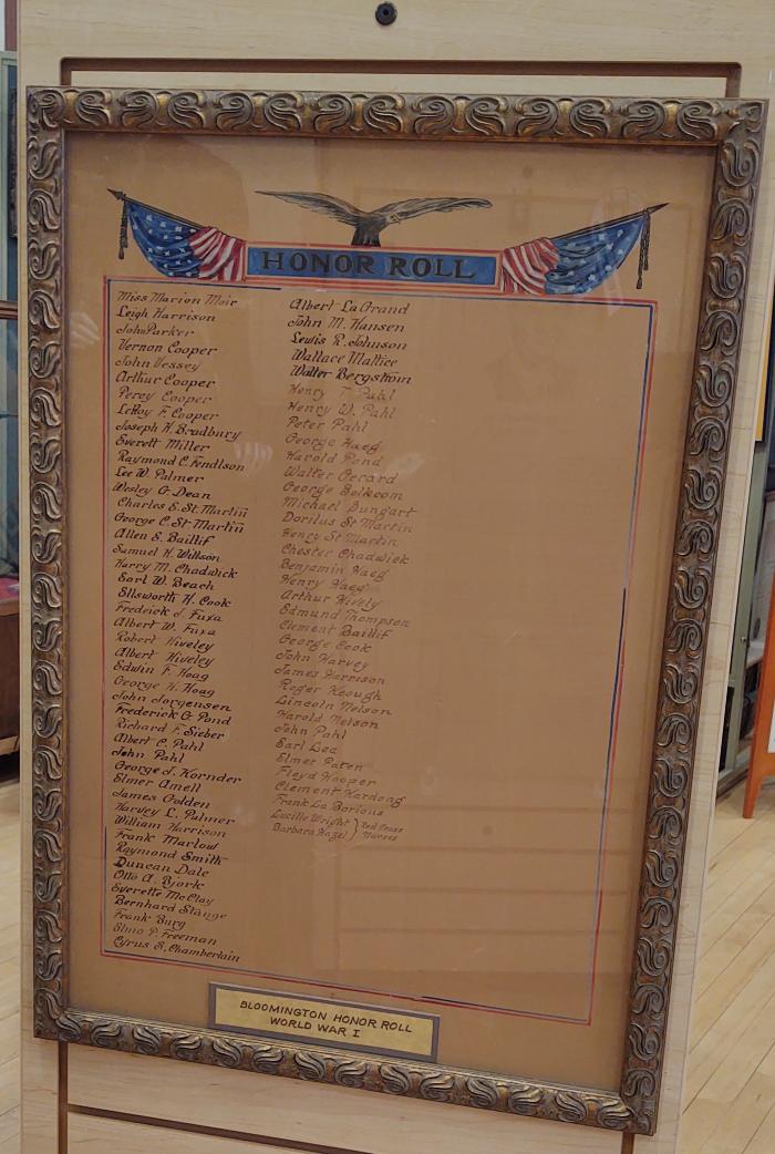 WWI Honor Roll
