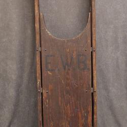 Wood snow sled