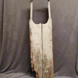 Wood snow sled