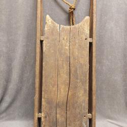 Wood snow sled