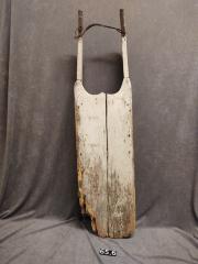 Wood snow sled