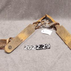 Dutch style ice skates.