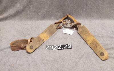 Dutch style ice skates.