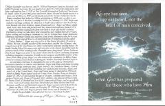 Funeral Card for Roger Alexander Anderson, 04/09/1920-08/25/2012