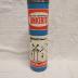 Tinkertoy canister and game pieces