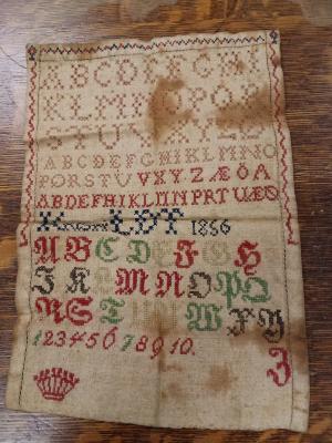 Alphabet and Numbers Wall Hanging