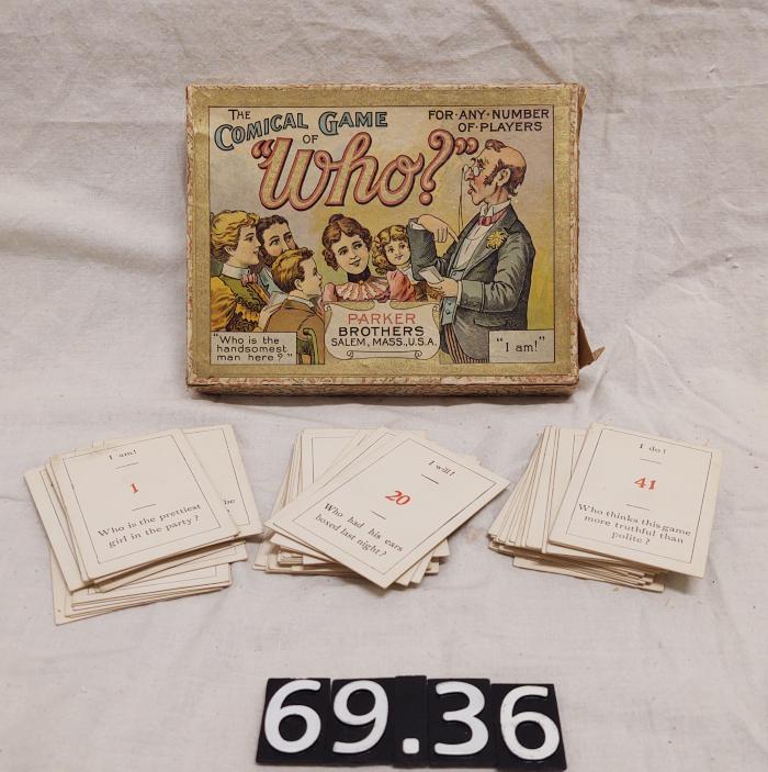 The Comical Game of Who? 1910