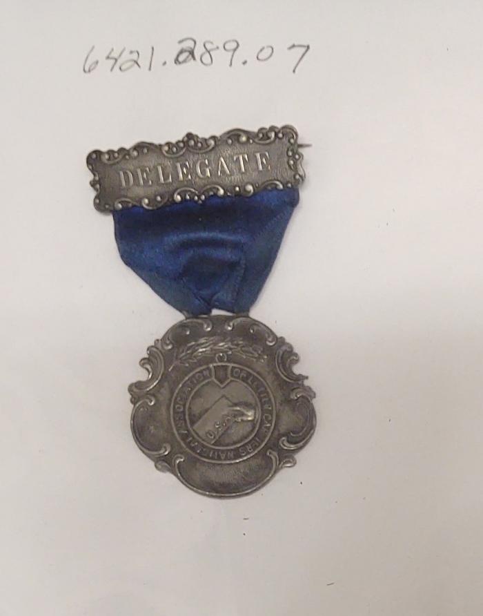 Badge: National Assoc. of Letter Carriers