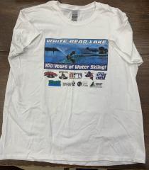 T-shirt "White Bear Lake, 100 years of water skiing"