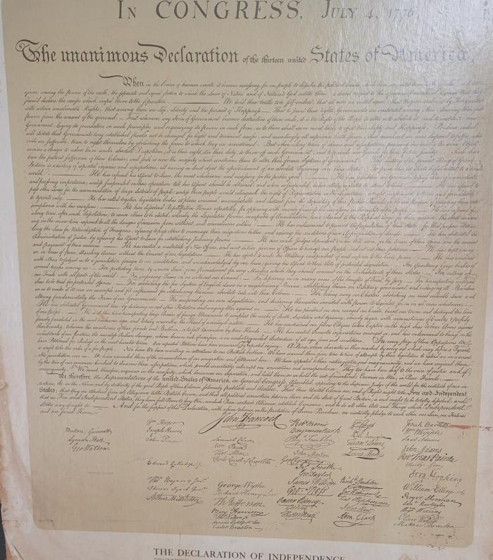 Declaration of Independence
