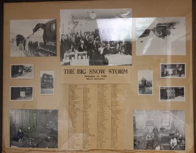 The Big Snow Storm, November 11, 1940, Milaca, Minnesota