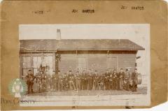 Lake Reno Band at Lowry, Minnesota Depot