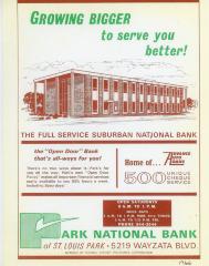 ad, Park National Bank, 5219 Wayzata Blvd. 1966