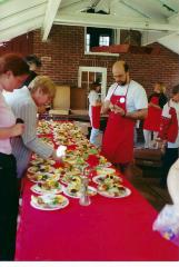 Color Photograph - Curt Petersen at Danish Day