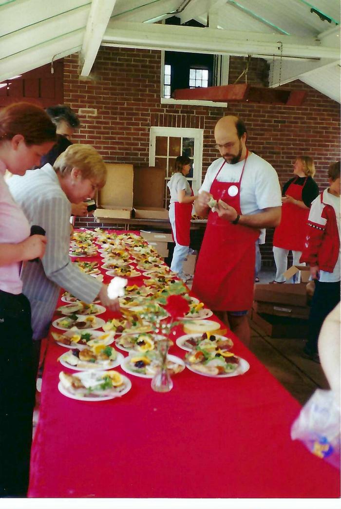 Color Photograph - Curt Petersen at Danish Day