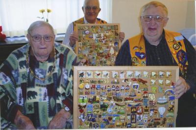Lions with the Lions pin collection, Northfield, Minnesota