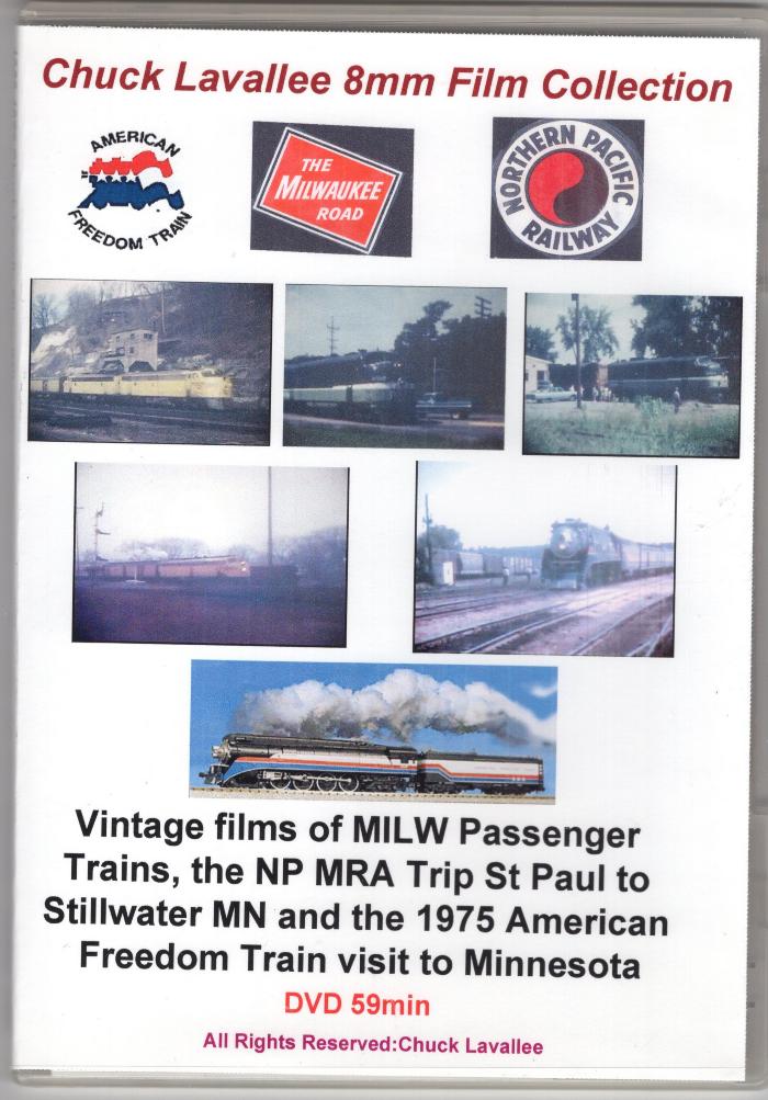 Vintage films of MILW Passenger trains, the NP MRA trip St. Paul to Stillwater and the 1975 American Freedom train visit to Minnesota