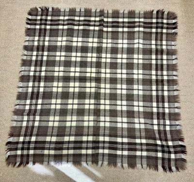 Woven Blanket (Brown and Cream): Blanket