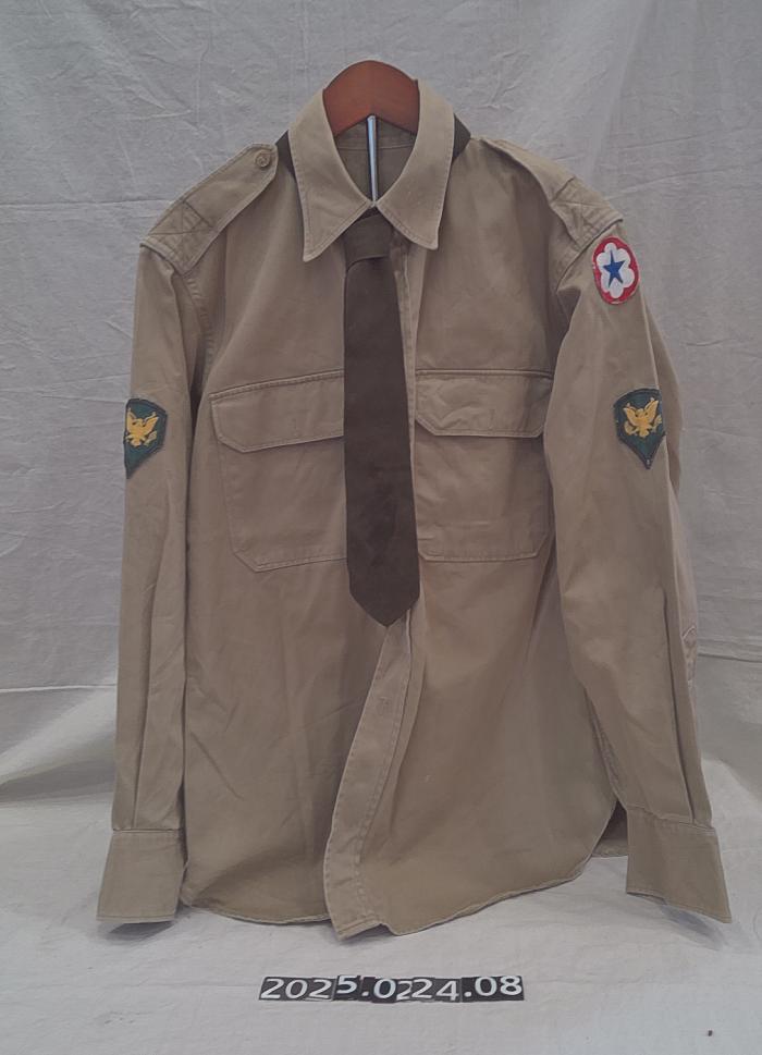 U.S. Army Uniform Khaki Shirt, Korean War