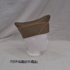 U.S. Uniform Garrison Cap, Olive Green, Korean War