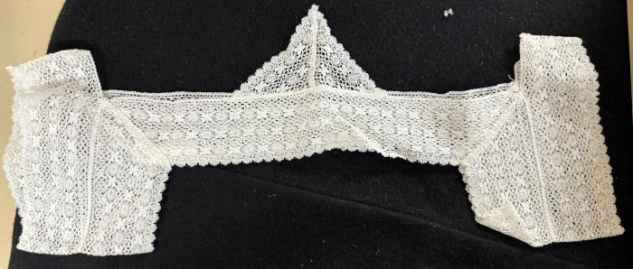 Lace yoke, machine made lace