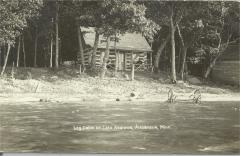 Log Cabin on Lake Andrews, Alexandria, Minn.