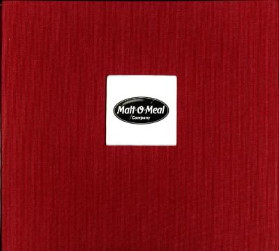 Scrapbook of copies of Malt-O-Meal advertisements from 1941 through 2003