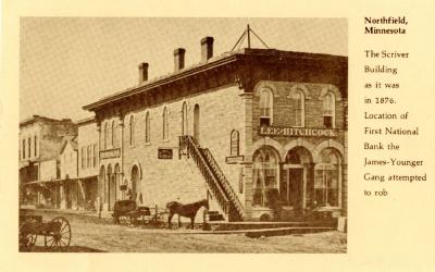 Scriver Building postcard, Northfield, Minnesota