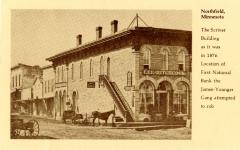Scriver Building postcard, Northfield, Minnesota