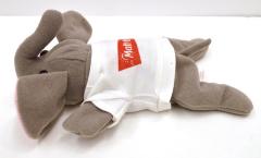 Malt-O-Meal stuffed elephant toy