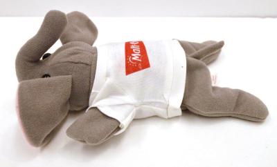 Malt-O-Meal stuffed elephant toy