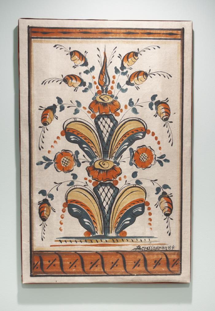 Kurbits Painting by Bengt Engman: Folk Painting