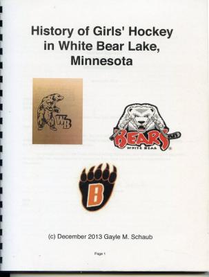 History of Girls Hockey in White Bear Lake, Minnesota