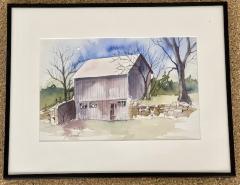 Gammelgården Barn: Painting