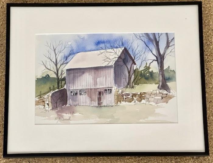 Gammelgården Barn: Painting