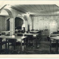 Photo of the interior of the original dining room at the Hubbell House