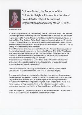 Delores Strand Obituary