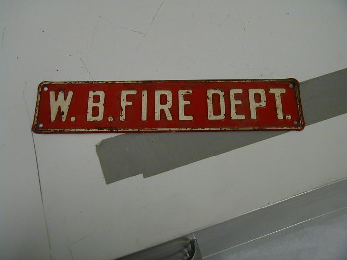 White Bear Fire Department Sign