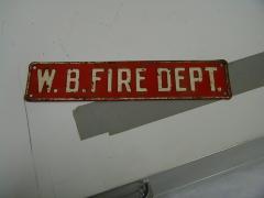 White Bear Fire Department Sign