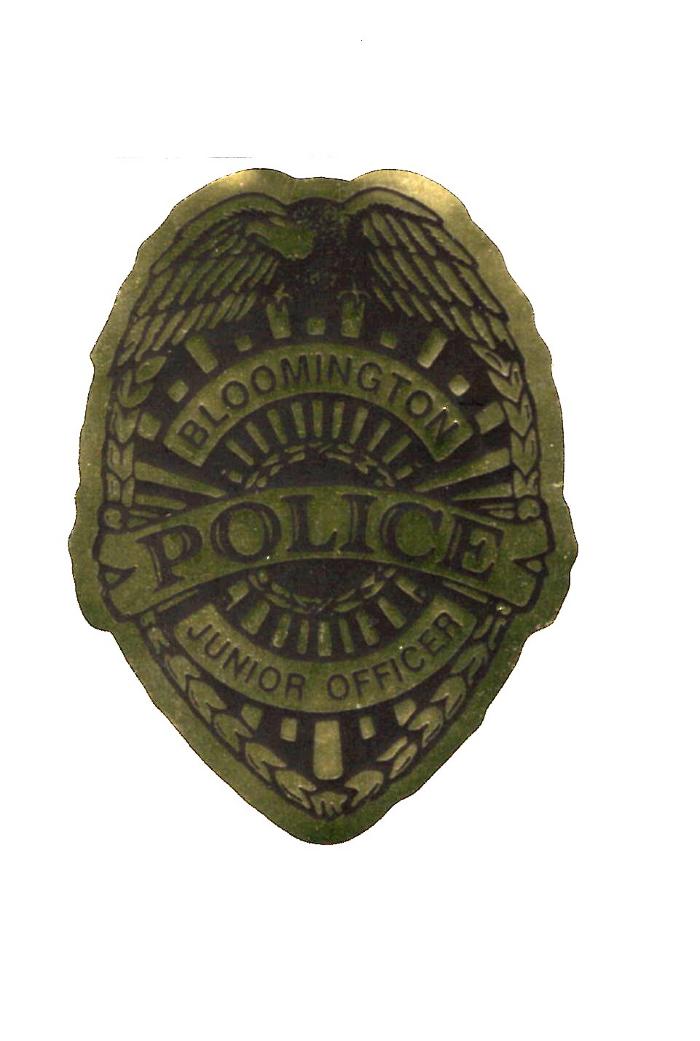 Bloomington Junior Officer stickers