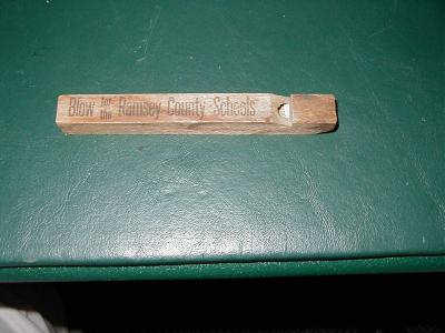 Ramsey County Schools Whistle for Graduation, Field Day, and County Fair, 1914