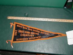 Grade School Basketball Pennant from White Bear Lake School District, 1962