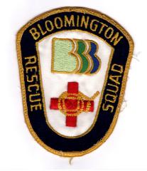 Bloomington Rescue Squad shoulder patch