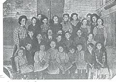Photocopy of photo Interior Eagle Valley school and students